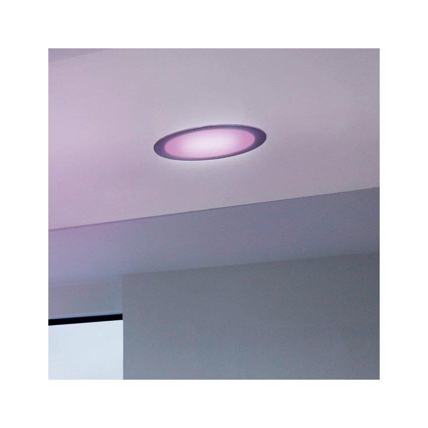 Eglo 33317 - LED RGBW prigušiva ugradna svetiljka FUEVA-C LED/15,6W/230V 2700-6500K prečnik 22,5 cm