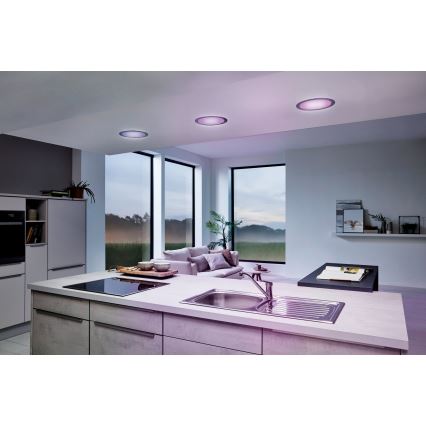 Eglo 33317 - LED RGBW prigušiva ugradna svetiljka FUEVA-C LED/15,6W/230V 2700-6500K prečnik 22,5 cm