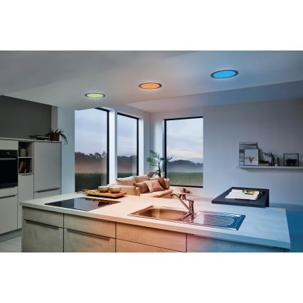 Eglo 33317 - LED RGBW prigušiva ugradna svetiljka FUEVA-C LED/15,6W/230V 2700-6500K prečnik 22,5 cm