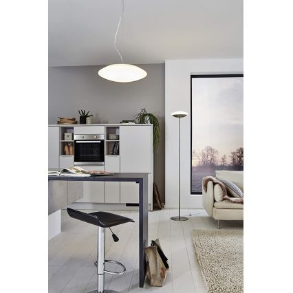 Eglo 33325 - LED RGBW prigušiva podna lampa FRATTINA-C LED/18W/230V matni hrom