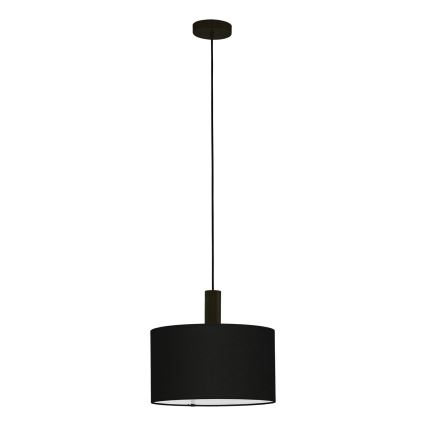 Eglo 33354 - Luster na sajli AMANI 1xE27/60W/230V, prečnik 38 cm, crna
