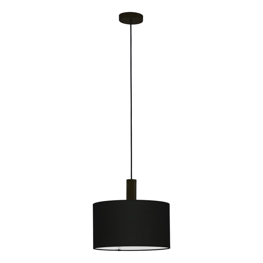 Eglo 33354 - Luster na sajli AMANI 1xE27/60W/230V, prečnik 38 cm, crna