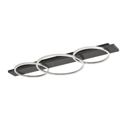 Eglo 33488 - LED stropno svetlo BOYAL 2xLED/12W/230V + LED/12W crno