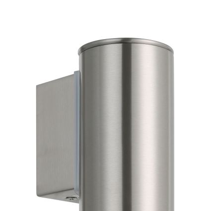 Eglo 33581 - LED RGBW prigušiva spoljna zidna lampa RIGA 1xGU10/5W/230V 2700-6500K IP44 mat hrom