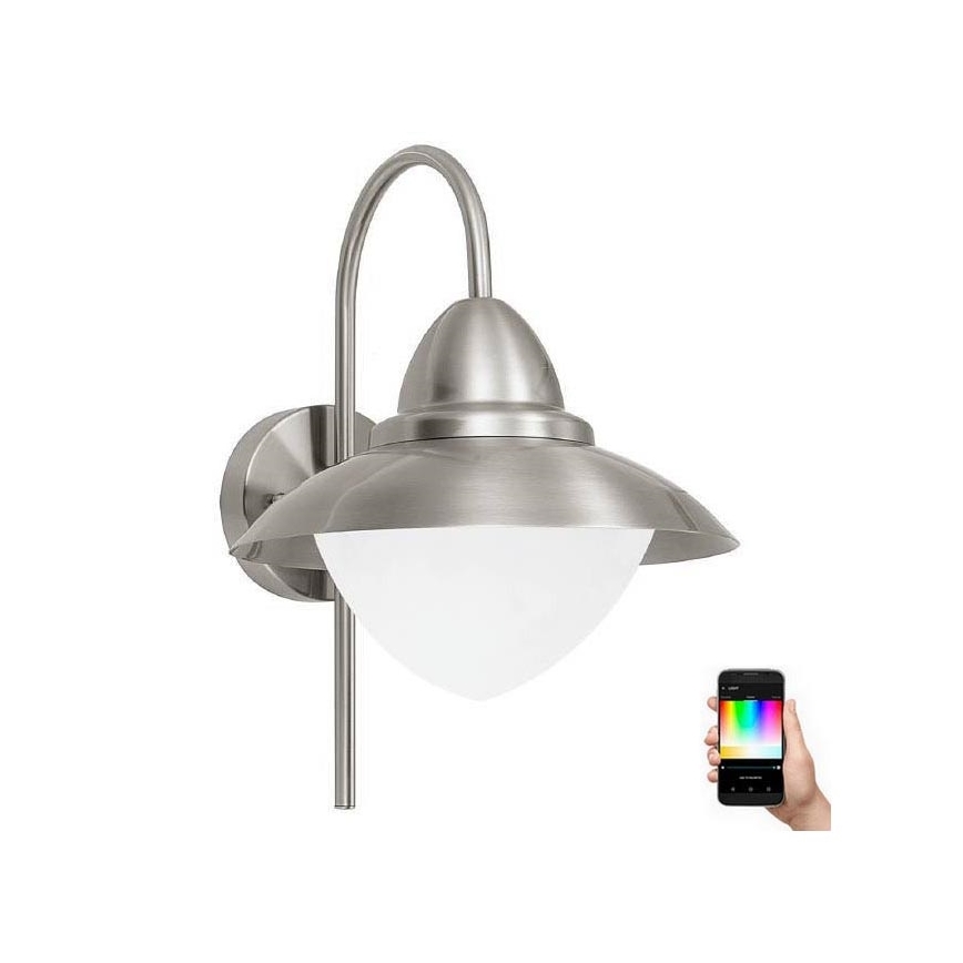 Eglo 33583 - LED RGBW spoljašnje zidno svetlo SIDNEY 1xE27/9W/230V IP44