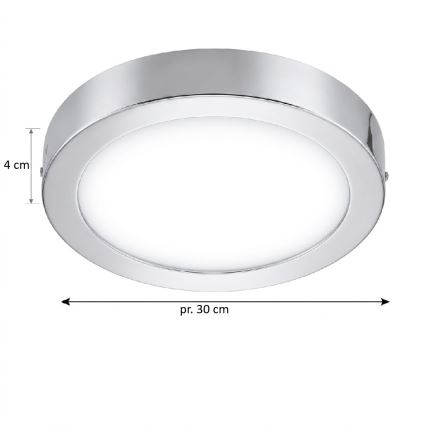 Eglo 33667 - LED RGBW prigušiva kupatilska stropna svetiljka FUEVA-C LED21W/230V prečnik 30 cm IP44