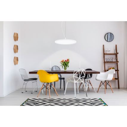 Eglo 33675 - LED RGBW prigušiva luster na sajli CERIGNOLA-C LED/21W/230V 2700-6500K + daljinski upravljač