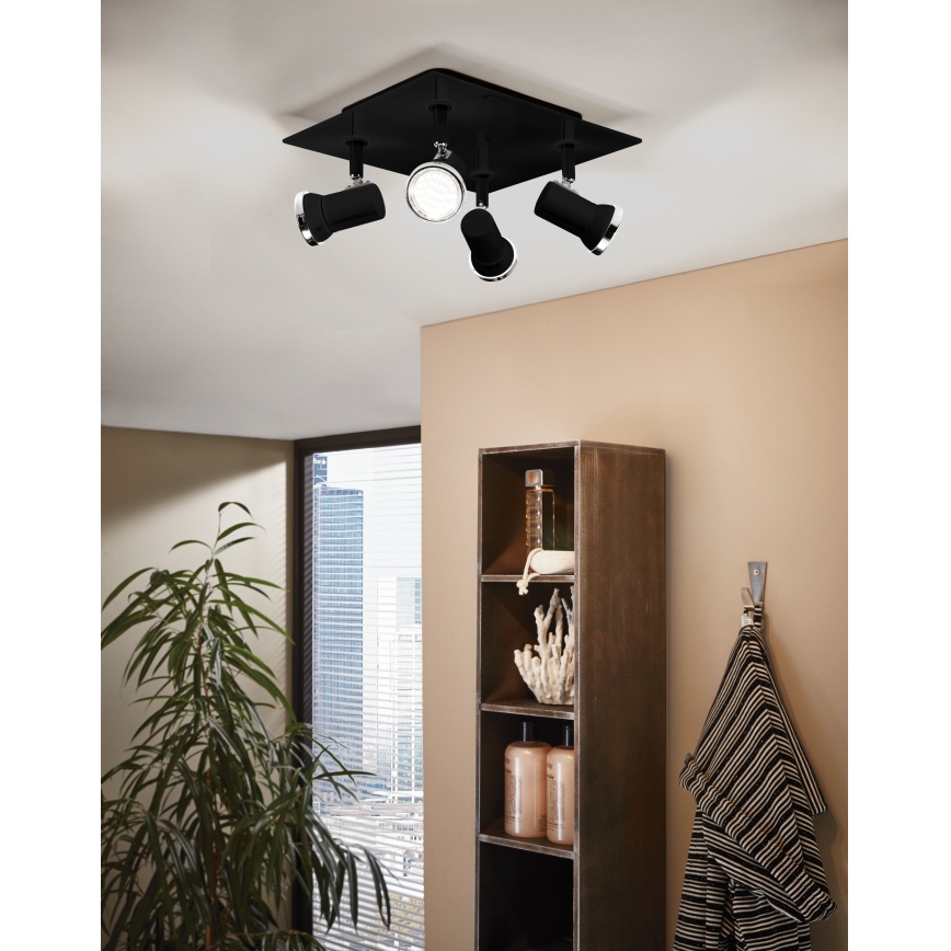 Eglo - LED kupatilsko spot svetlo 4xGU10/3,3W/230V IP44