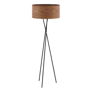 Eglo 33705 - Podna lampa CANNAFESCA 1xE27/60W/230V braon/crna