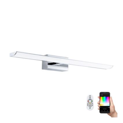 Eglo 33767 - LED RGBW prigušiva rasveta za kupatilsko ogledalo TABIANO-C LED/15,6W/230V 2700-6500K 60,5 cm IP44 + daljinski upravljač