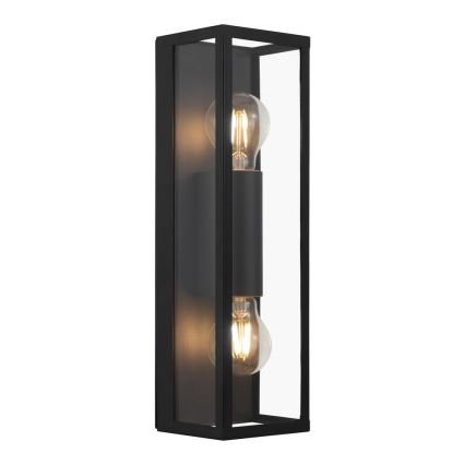 Eglo 33856 - Spoljna zidna svetiljka ALAMONTE 2xE27/60W/230V IP44 crna