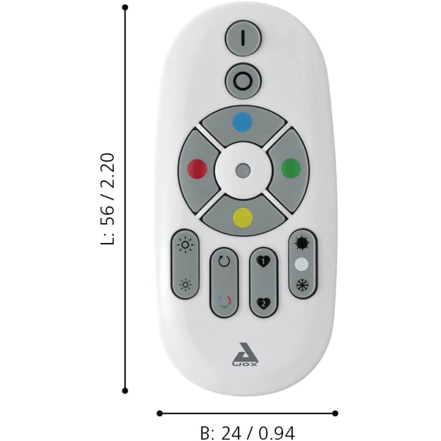 Eglo - Daljinski upravljač CONNECT-Z 2xAAA Bluetooth ZigBee