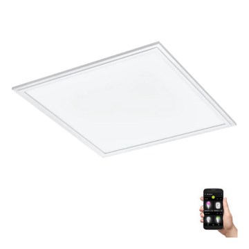 Eglo 34037 - LED prigušiva plafonska lampa SALOBRENA-CL LED/20W/230V 2700-6500K 45x45 cm bela