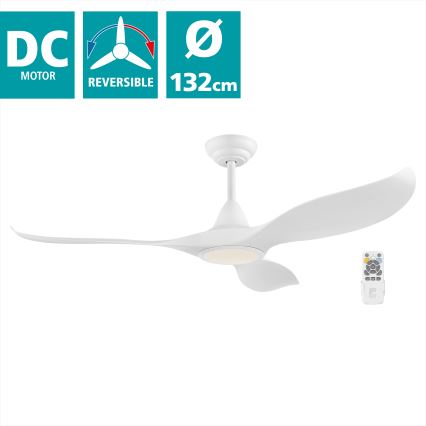 Eglo - LED plafonski ventilator LED/15W/230V + daljinski upravljač