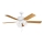 Eglo 35076 - Plafonski ventilator LAS PALMAS 3xE27/40W/230V beo