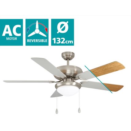 Eglo 35078 - Plafonski ventilator BALLINA 2xE27/40W/230V