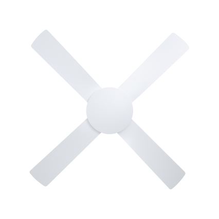 Eglo - Plafonski ventilator 52W/230V + daljinski upravljač, beo