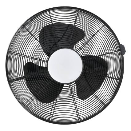 Eglo - LED plafonski ventilator 15 W, 230 V, 3000/4000/5000 K, prečnik 53 cm, crni, sa daljinskim upravljačem