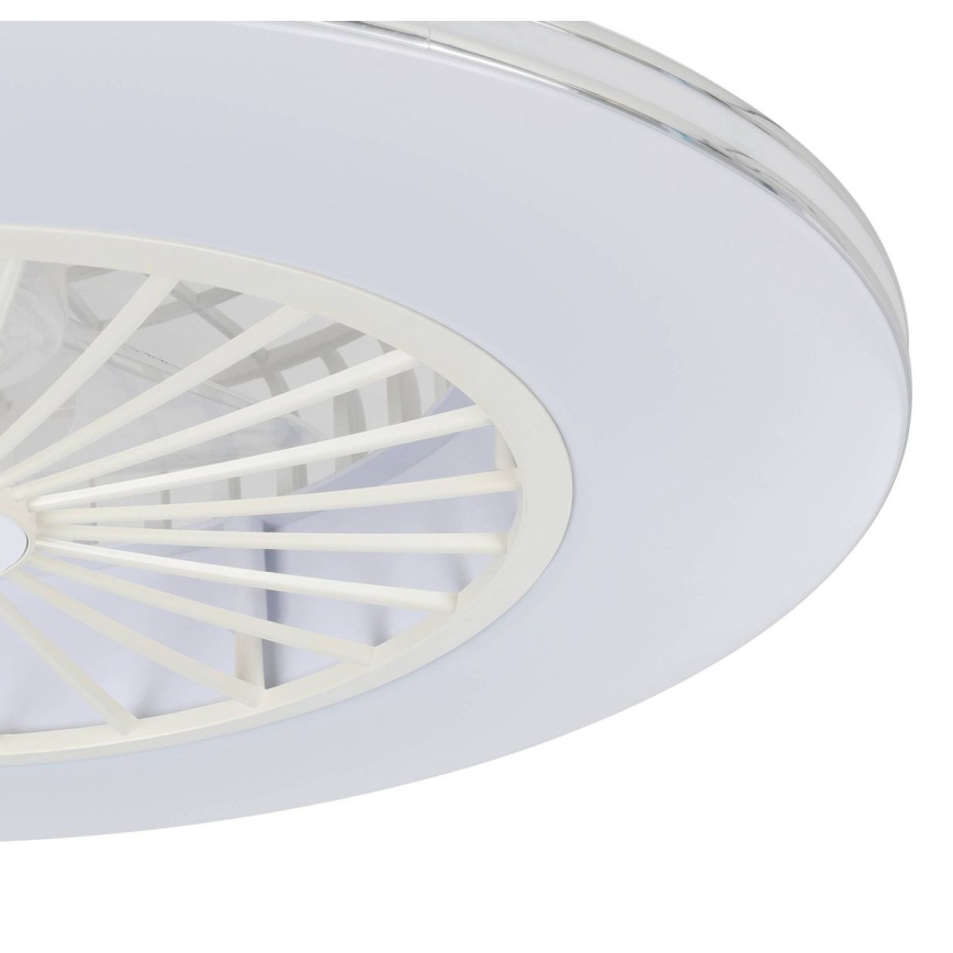 Eglo - LED prigušiva plafonski ventilator 3xLED/12,6W/230V 2700-6500K prečnik 55 cm beo + daljinski upravljač