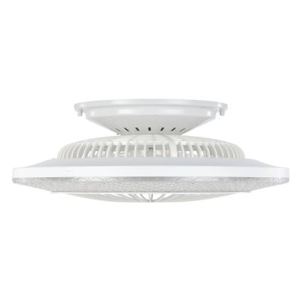Eglo - LED prigušiva stropni ventilator 3xLED/12,6W/230V 2700-6500K prečnik 55 cm bela + daljinski upravljač