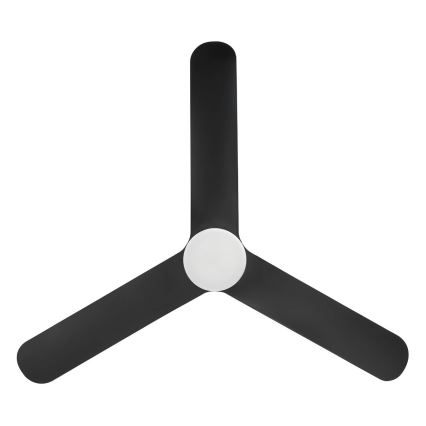 Eglo - LED plafonski ventilator (prigušiva), 17W/230V, 3000/4000/5000K, prečnik 132 cm, crn, sa daljinskim upravljačem