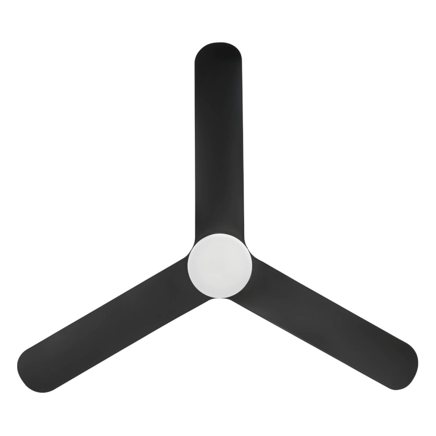 Eglo - LED plafonski ventilator (prigušiva), 17W/230V, 3000/4000/5000K, prečnik 132 cm, crn, sa daljinskim upravljačem