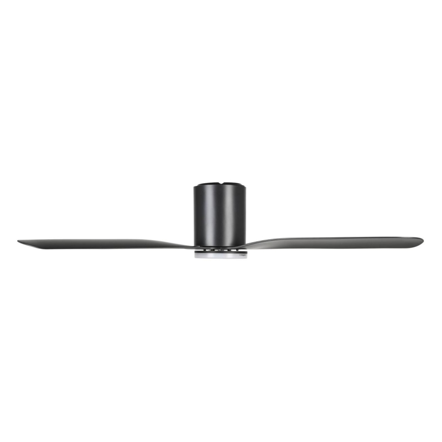 Eglo - LED plafonski ventilator (prigušiva), 17W/230V, 3000/4000/5000K, prečnik 132 cm, crn, sa daljinskim upravljačem