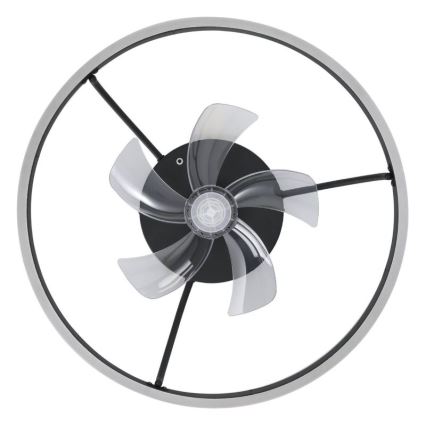 Eglo - LED RGBW prigušiva plafonski ventilator LED/36W/230V 3000-6500K prečnika 50 cm crni + daljinski upravljač