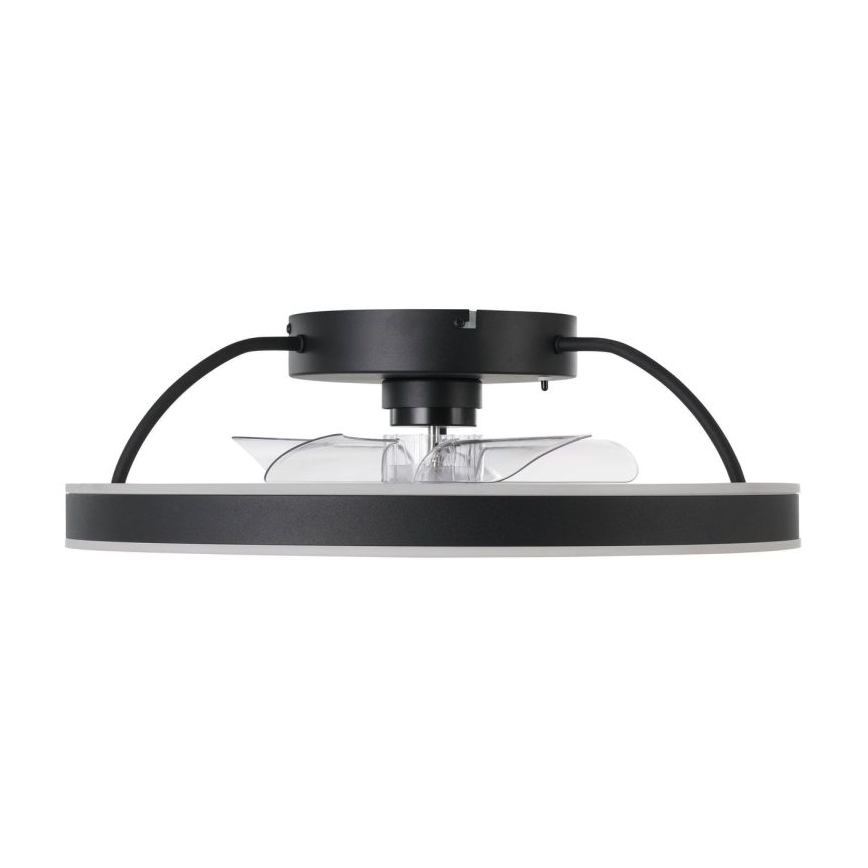 Eglo - LED RGBW prigušiva plafonski ventilator LED/36W/230V 3000-6500K prečnika 50 cm crni + daljinski upravljač