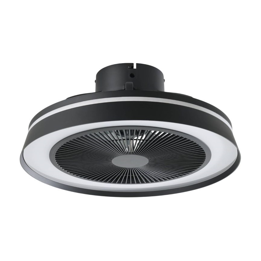 Eglo - LED RGBW prigušiva plafonski ventilator 3xLED/8,5W/230V+LED/6W 2700-6500K prečnik 48 cm crna + daljinski upravljač
