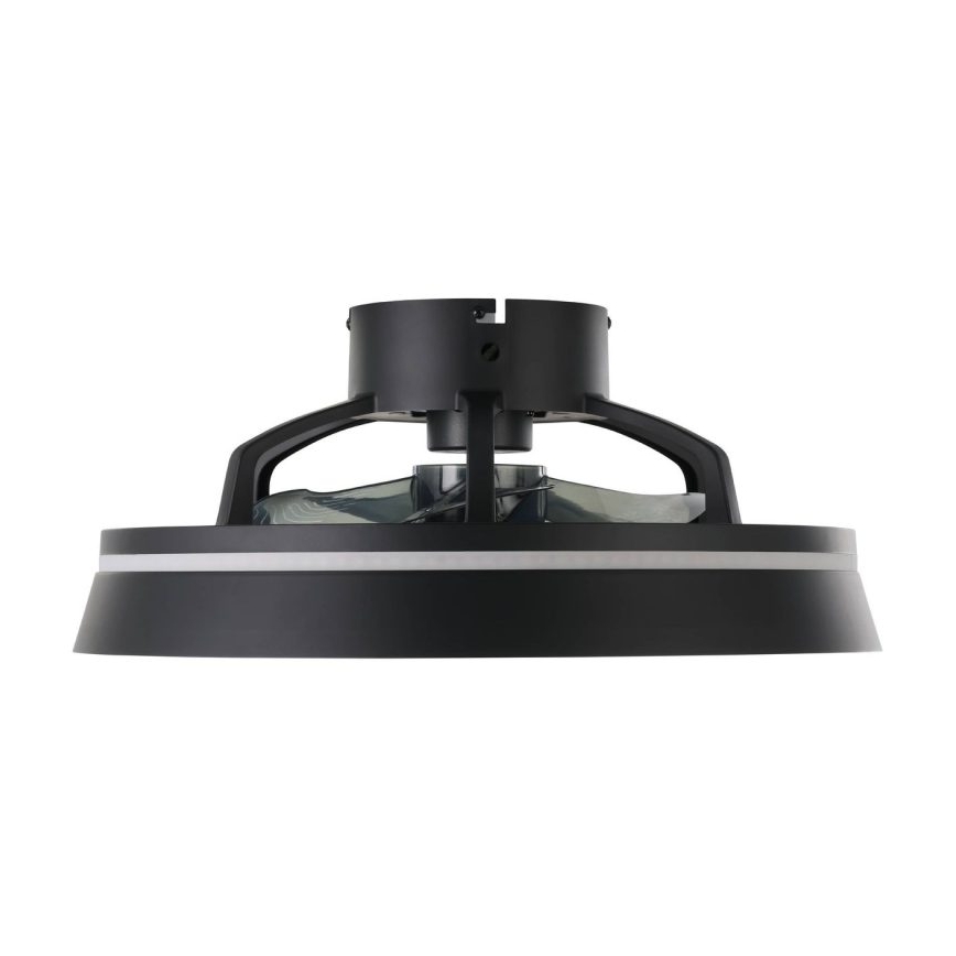 Eglo - LED RGBW prigušiva plafonski ventilator 3xLED/8,5W/230V+LED/6W 2700-6500K prečnik 48 cm crna + daljinski upravljač