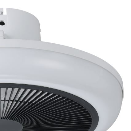 Eglo - LED prigušiva plafonski ventilator 3xLED/8,5W/230V 2700-6500K prečnik 45,5 cm crna + daljinski upravljač