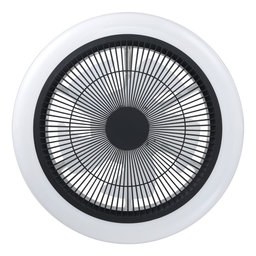 Eglo - LED prigušiva plafonski ventilator 3xLED/8,5W/230V 2700-6500K prečnik 45,5 cm crna + daljinski upravljač