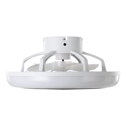 Eglo - LED prigušiva plafonski ventilator 3xLED/8,5W/230V 2700-6500K prečnik 45,5 cm crna + daljinski upravljač