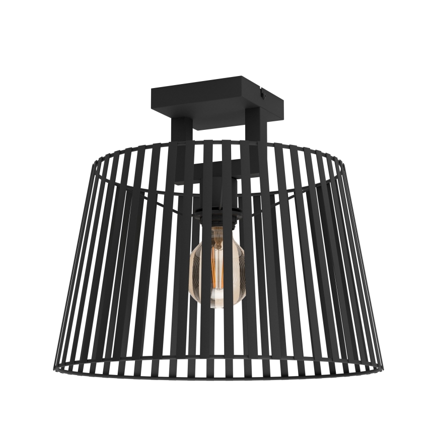 Eglo - Plafonsko svetlo 1xE27/40W/230V crna