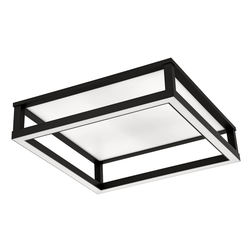 Eglo - LED prigušiva plafonska svetiljka LED/29,4W/230V 2700-6500K crna + daljinski upravljač
