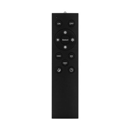 Eglo - LED prigušiva plafonska svetiljka LED/29,4W/230V 2700-6500K crna + daljinski upravljač