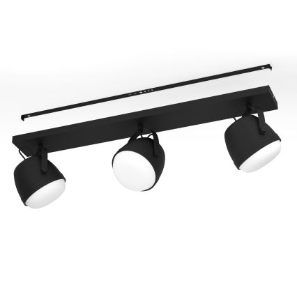 Eglo - Spot svetiljka 3xE27/28W/230V crna