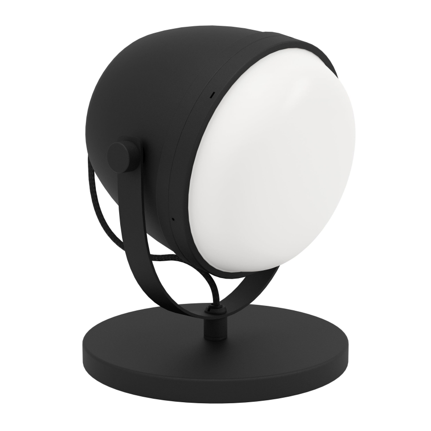Eglo - Stona lampa 1xE27/28W/230V crna