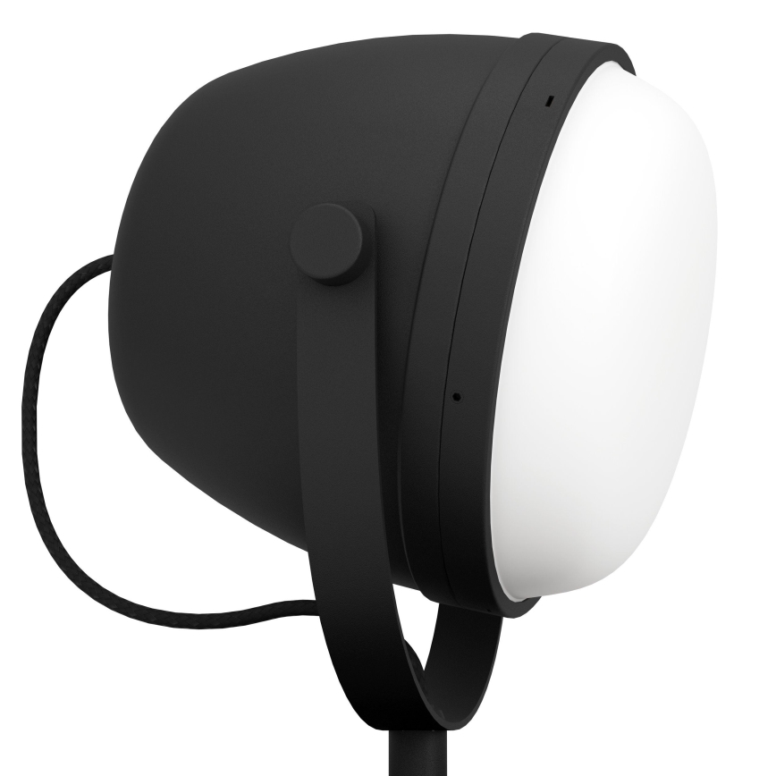 Eglo - Stona lampa 1xE27/28W/230V crna