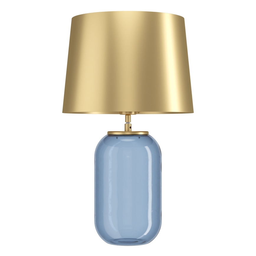 Eglo - Stona lampa 1xE27/40W/230V zlatna/plava