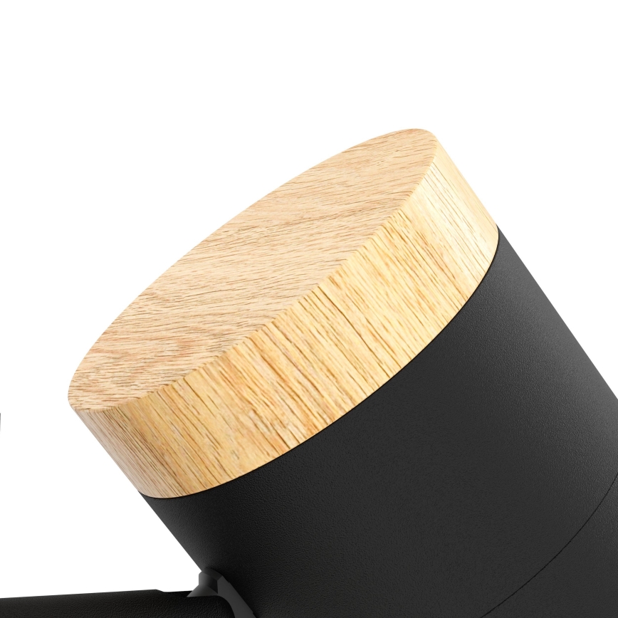 Eglo - LED stona lampa 2xGU10/4,5W/230V 3000K crna/smeđa