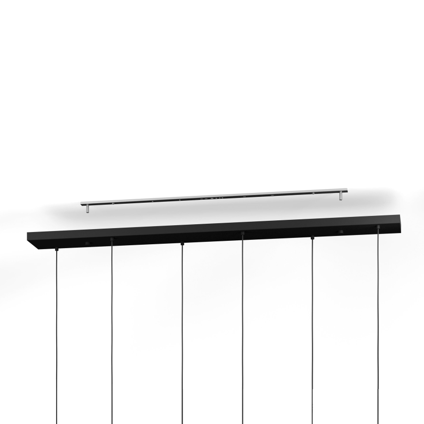 Eglo - Luster na sajli 6xE27/40W/230V crni