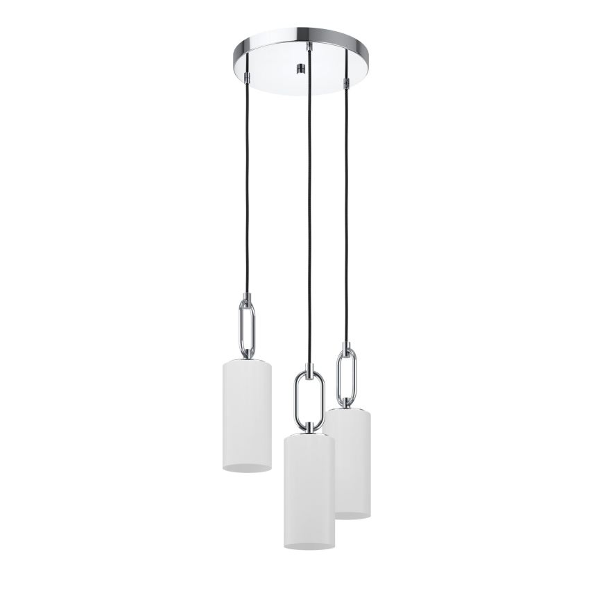 Eglo - Luster na sajli 3xE27/40W/230V sjajni hrom