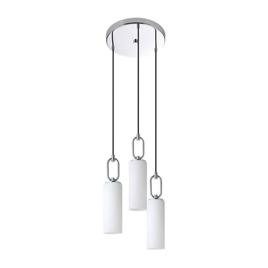 Eglo - Luster na sajli 3xE27/40W/230V sjajni hrom