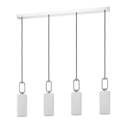 Eglo - Luster na sajli 4xE27/40W/230V sjajni hrom