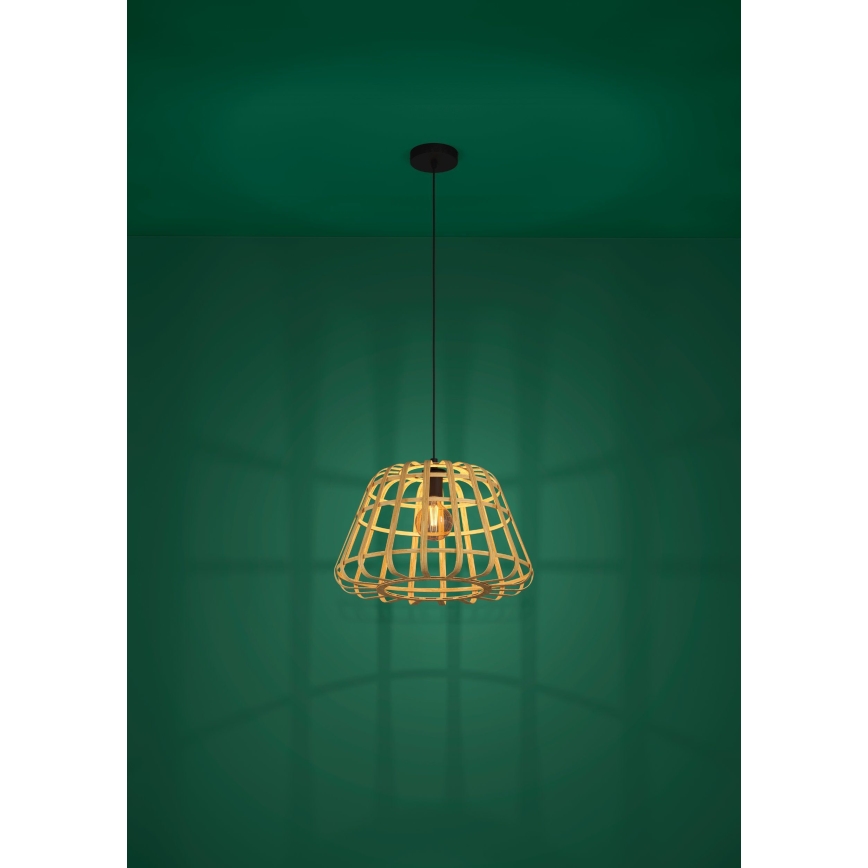 Eglo - Luster na sajli 1xE27/40W/230V prečnik 50 cm bambus