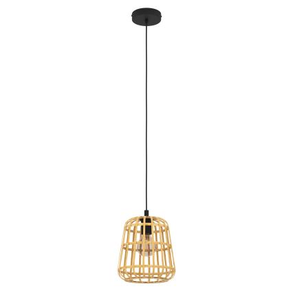 Eglo - Luster na sajli 1xE27/40W/230V prečnik 24 cm bambus