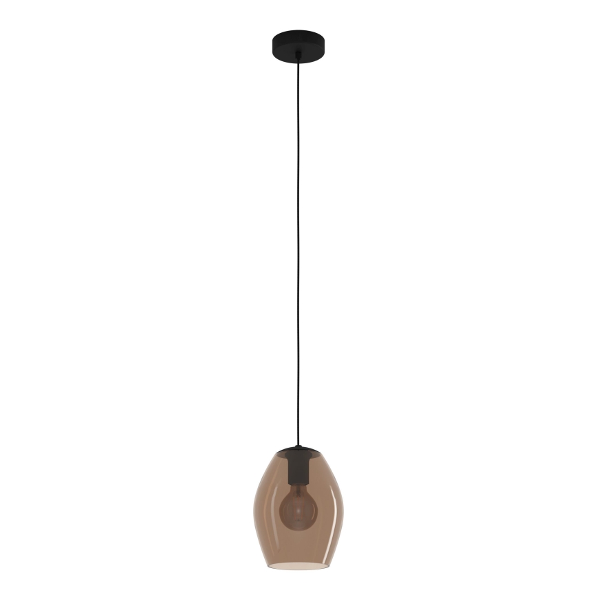 Eglo - Luster na lanku 1xE27/40W/230V braon