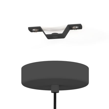 Eglo - Luster na lanku 1xE27/40W/230V braon